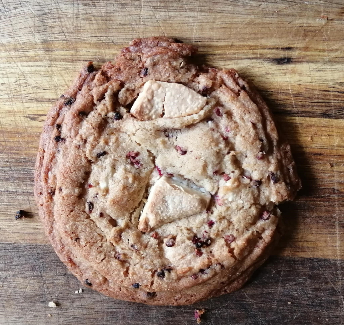 White Chocolate & Raspberry Cookies