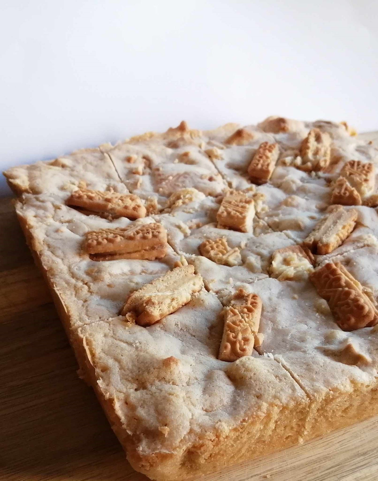 Custard Cream Blondie