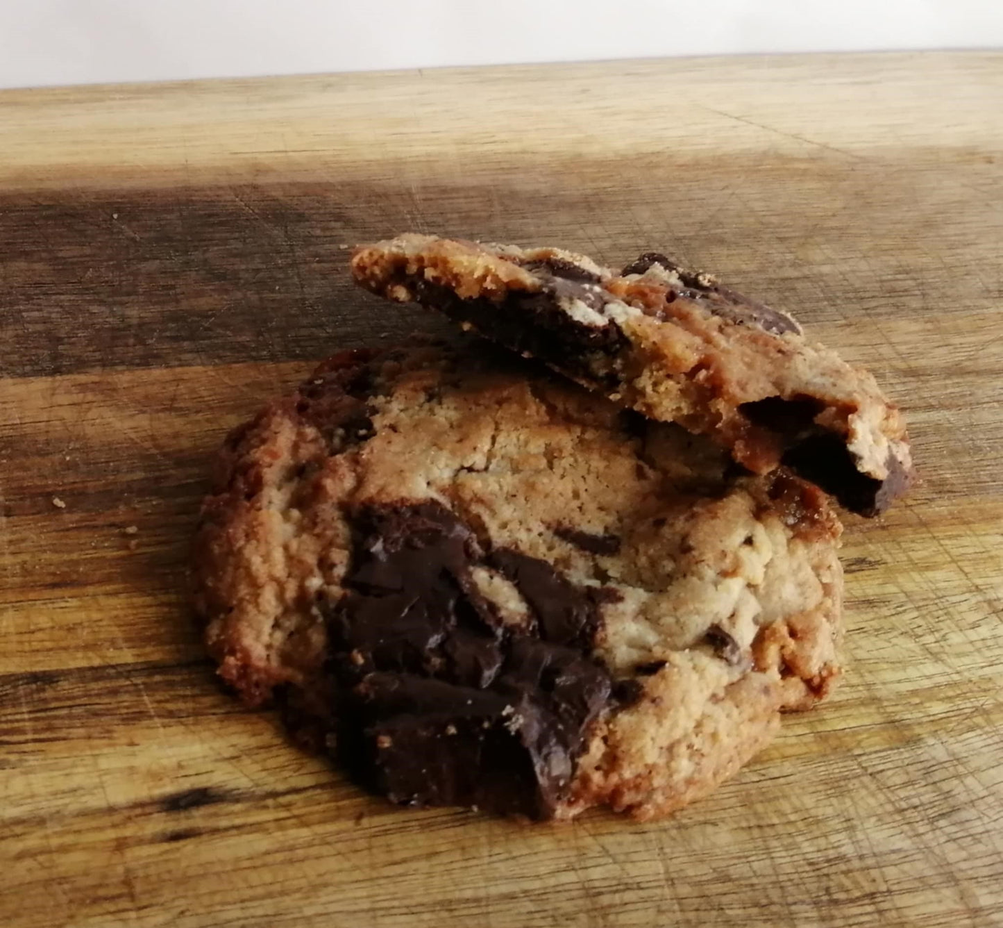 Dark Chocolate & Toffee Cookies