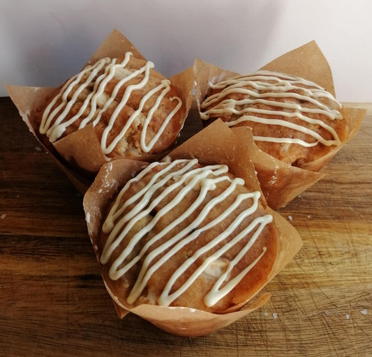 White Chocolate & Raspberry Muffin