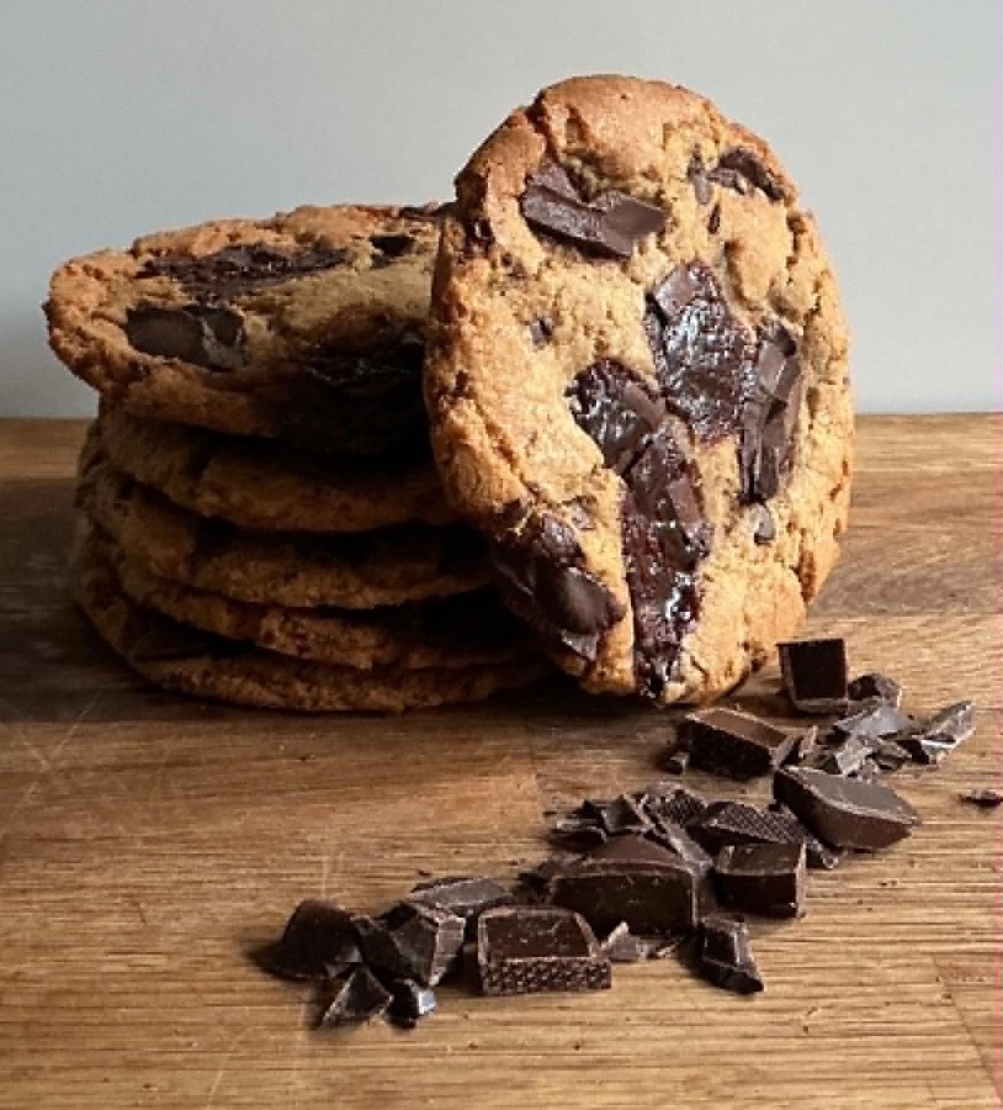 Dark Chocolate & Toffee Cookies
