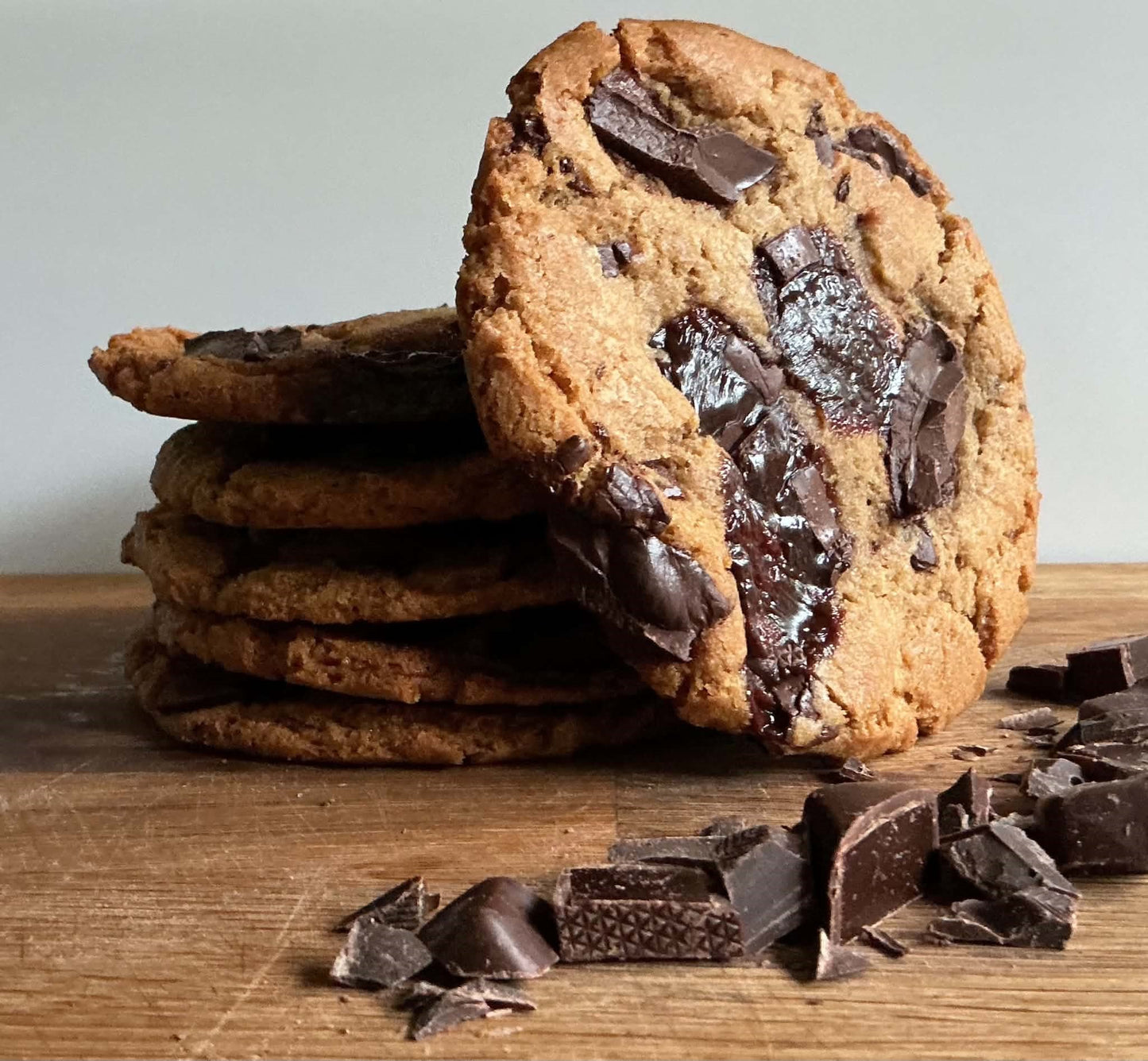 Dark Chocolate & Toffee Cookies