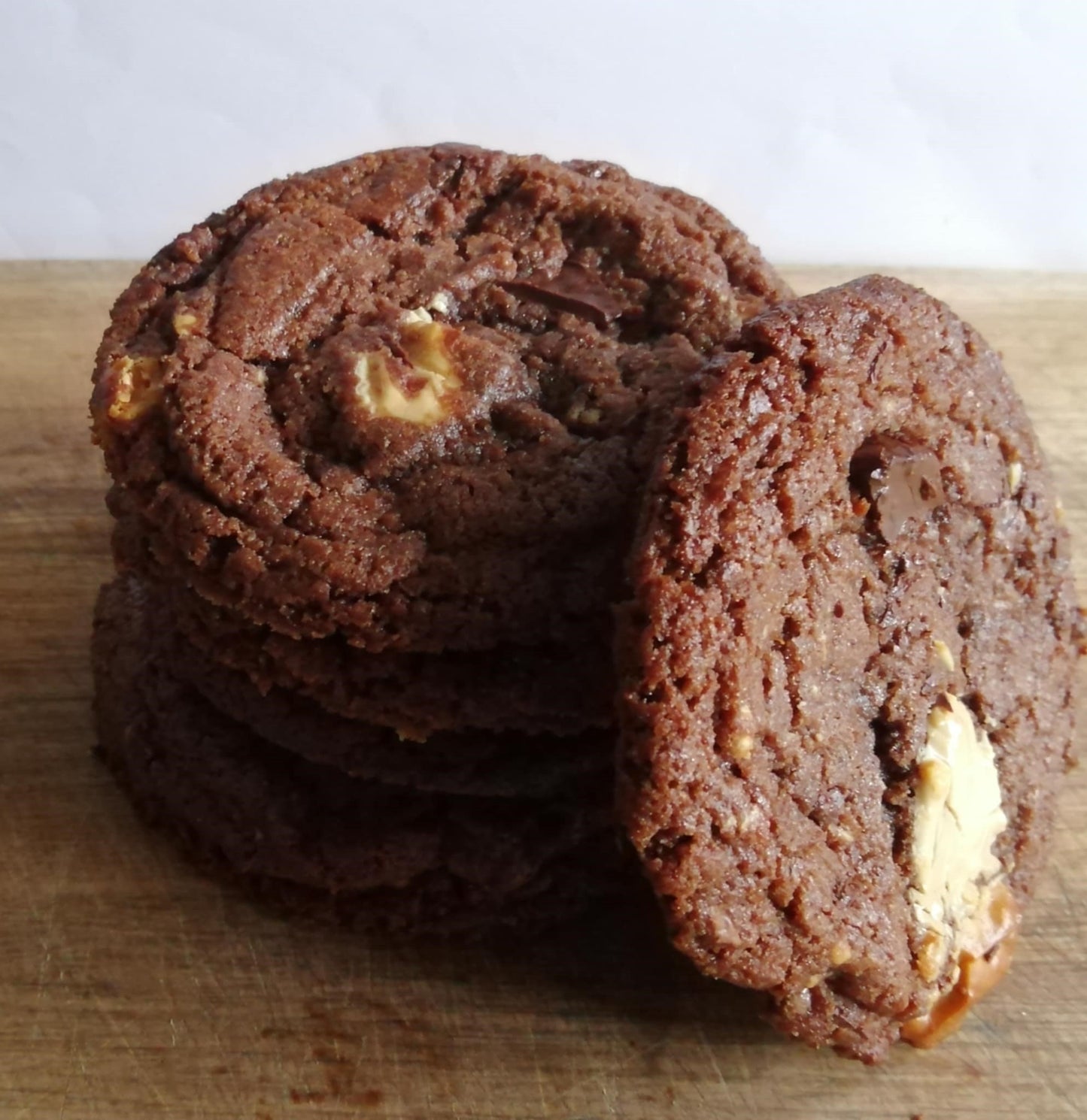 Dark Chocolate & Toffee Cookies