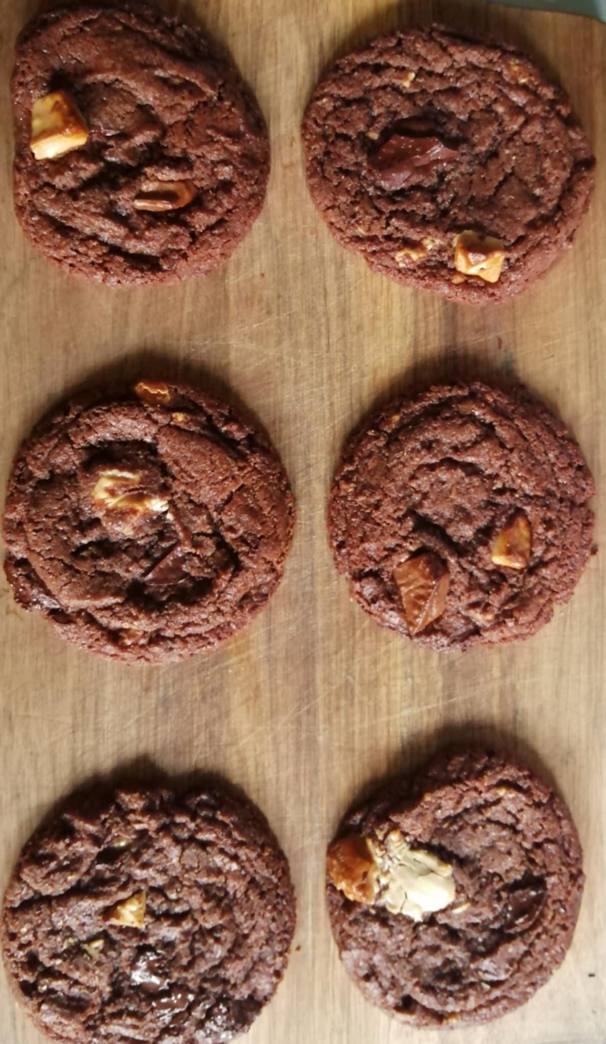 Triple Chocolate Cookies
