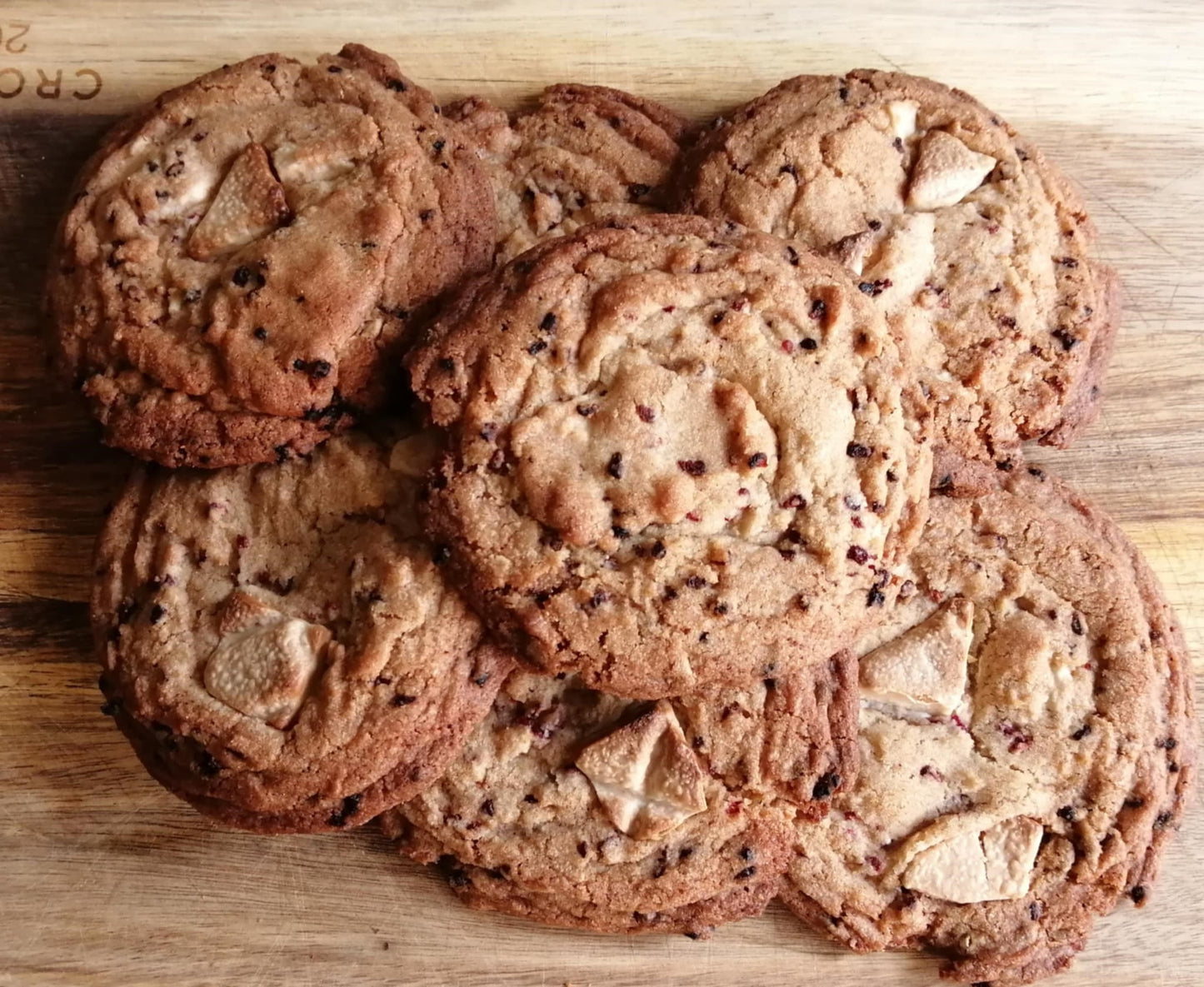 White Chocolate & Raspberry Cookies