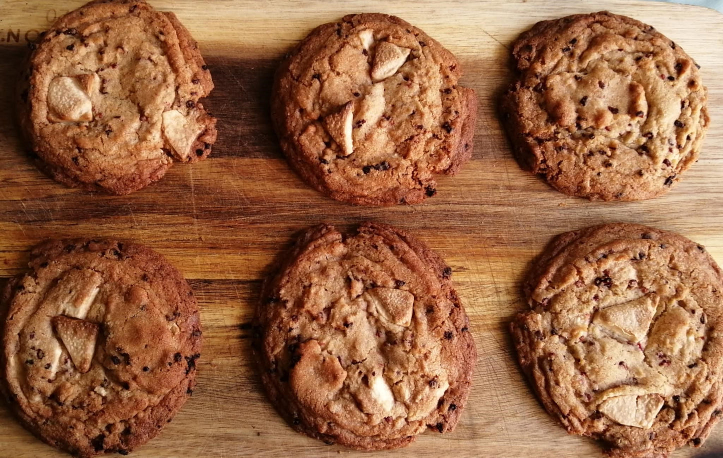 White Chocolate & Raspberry Cookies